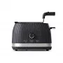 Guzzini Sous Chef Tostador con Pinzas Plegables Gris 2 Ranuras Calienta Panecillos Descongelar