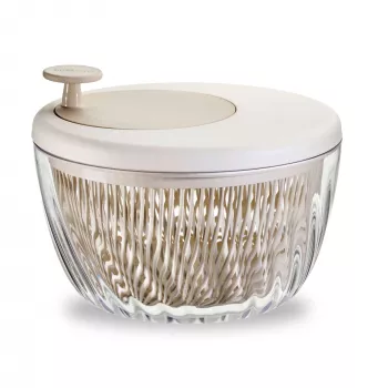 Guzzini Spin&Store Centrifugadora de Ensaladas, Dark Clay, 4,5 L