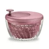 Guzzini Spin&Store Centrifugadora de Ensaladas, Mauve Red, 4,5 L