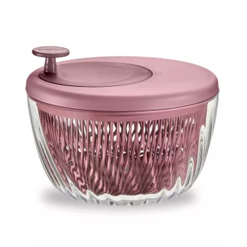 Guzzini Spin&Store Centrifugadora de Ensaladas, Mauve Red, 4,5 L
