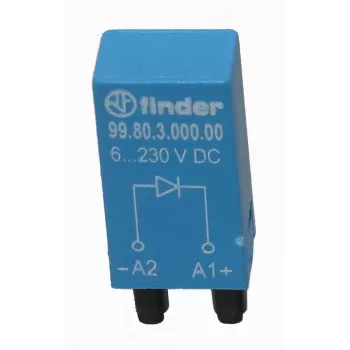 Finder 99.80.3.000.00 Módulo de diodos de libre circulación 6-220 VDC
