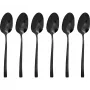 Sambonet Rock PVD 6 cucharillas de café Moka Nero Lucido
