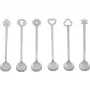 Sambonet New Portafortuna Inox Juego de 6 cucharas de fiesta