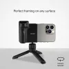 SBS Wireless Reflex Set Kit de vlogging para smartphone BT con mini trípode, disparador remoto Bluetooth y anillo de luz LED, Negro