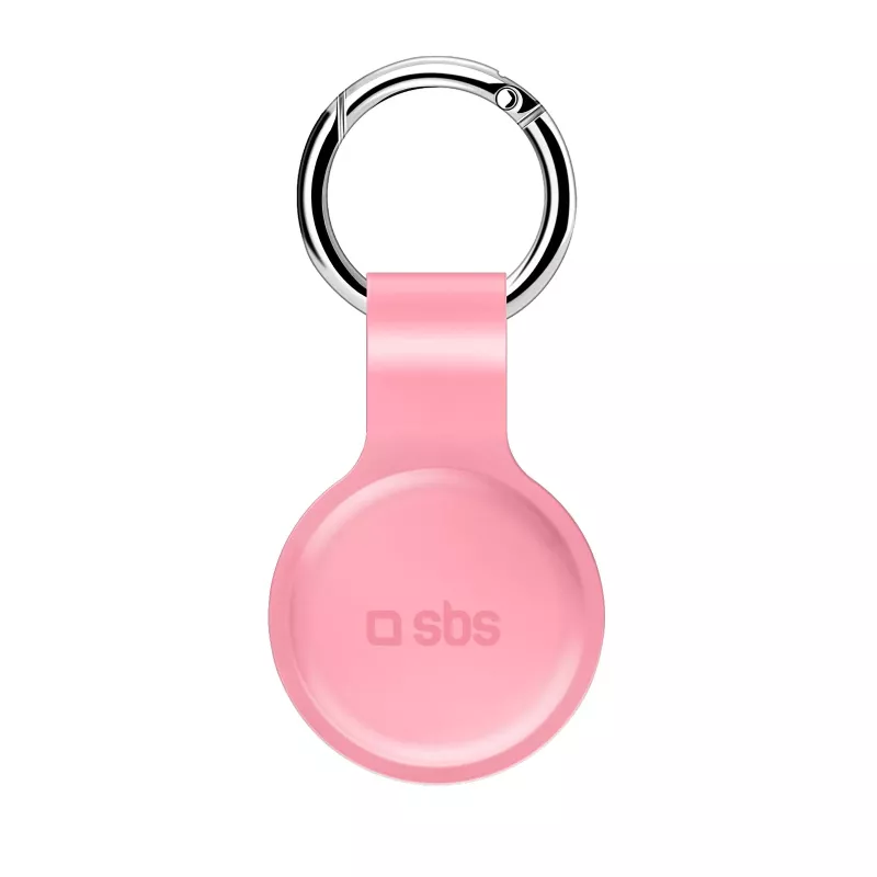 SBS Funda de silicona para Apple AirTag Rosa