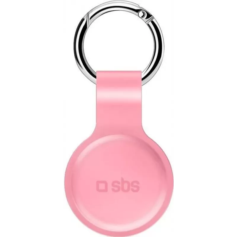 SBS Funda de silicona para Apple AirTag Rosa