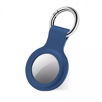 SBS Funda de silicona para Apple AirTag Azul