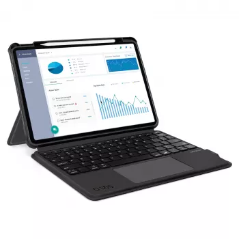 SBS Teclado inalámbrico con funda para iPad Air 10,9 pulgadas (2020/2022), iPad Air 11 pulgadas (2024), iPad Pro 11 pulgadas (2018/2022) - Negro