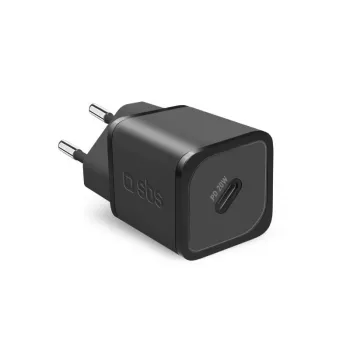 SBS Cargador de viaje PD 20W USB-C GaN Negro (TETRGAN1C20K)