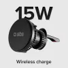SBS TESUPFANWIR15W Cargador inalámbrico para coche Qi 15W con ventilador de refrigeración - Negro