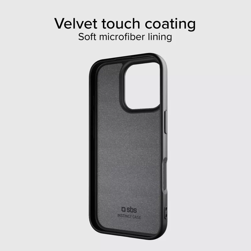 Funda SBS Instinct con MagSafe para iPhone 16 Pro negra