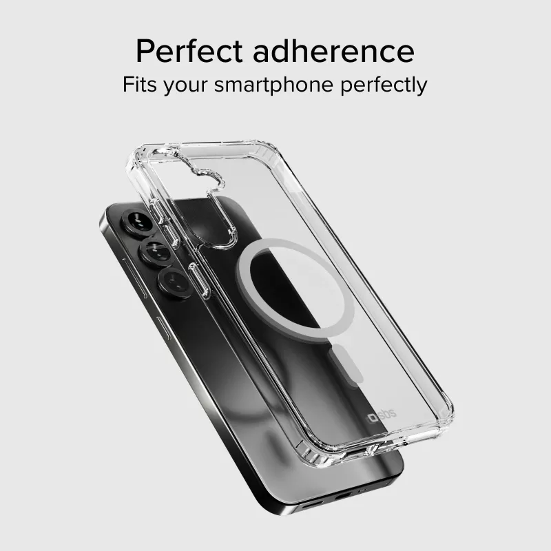 Funda SBS Light Mag con MagSafe para Galaxy S25 transparente