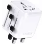 SBS TEADAPTUNI adaptador de viaje universal - Blanco