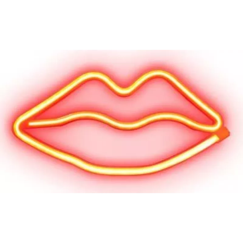 SBS Red Lips Glow lámpara LED efecto neón
