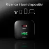 STEP BY STEP SBS cargador USB-C 65W con 1x USB-C y 1x USB-A, Negro, cable USB-C de 1,5 m