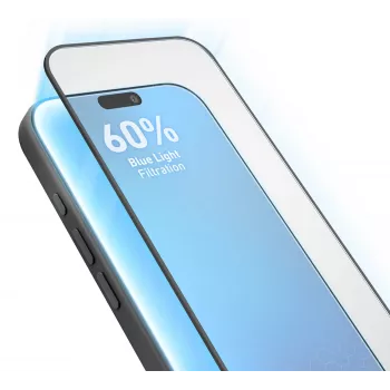 SBS Eyesafe protector de pantalla de cristal templado para Apple iPhone 17 Pro / 16 Pro con aplicador (1 pack)