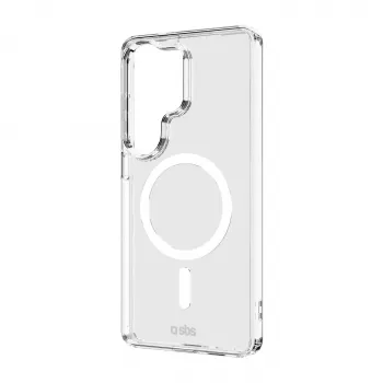 Funda protectora SBS Cover Light Mag para Samsung Galaxy S26 Ultra, transparente, compatible con MagSafe