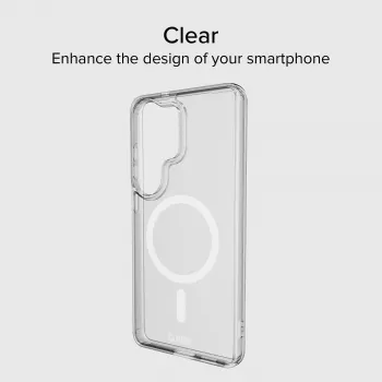 Funda protectora SBS Cover Light Mag para Samsung Galaxy S26 Ultra, transparente, compatible con MagSafe