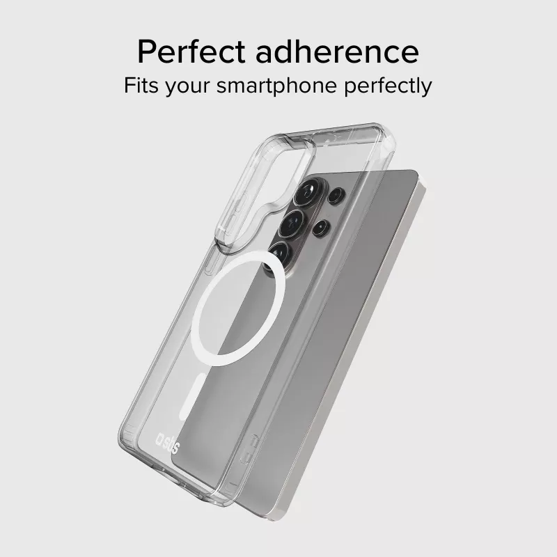 Funda protectora SBS Cover Light Mag para Samsung Galaxy S26 Ultra, transparente, compatible con MagSafe
