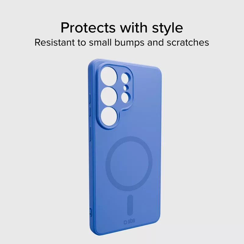SBS Instinct Mag funda para Samsung Galaxy S26 Ultra, compatible con MagSafe, Azul