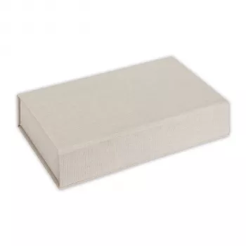 ZEP caja USB Lodi D 23x12,5x5 caja de lino para fotos/USB BY546D