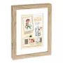 ZEP London caja natural marco de madera medida interior 14x21,5 cm MRN82