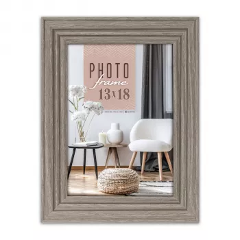 ZEP Munich marco de fotos de madera gris 13x18 AA657G