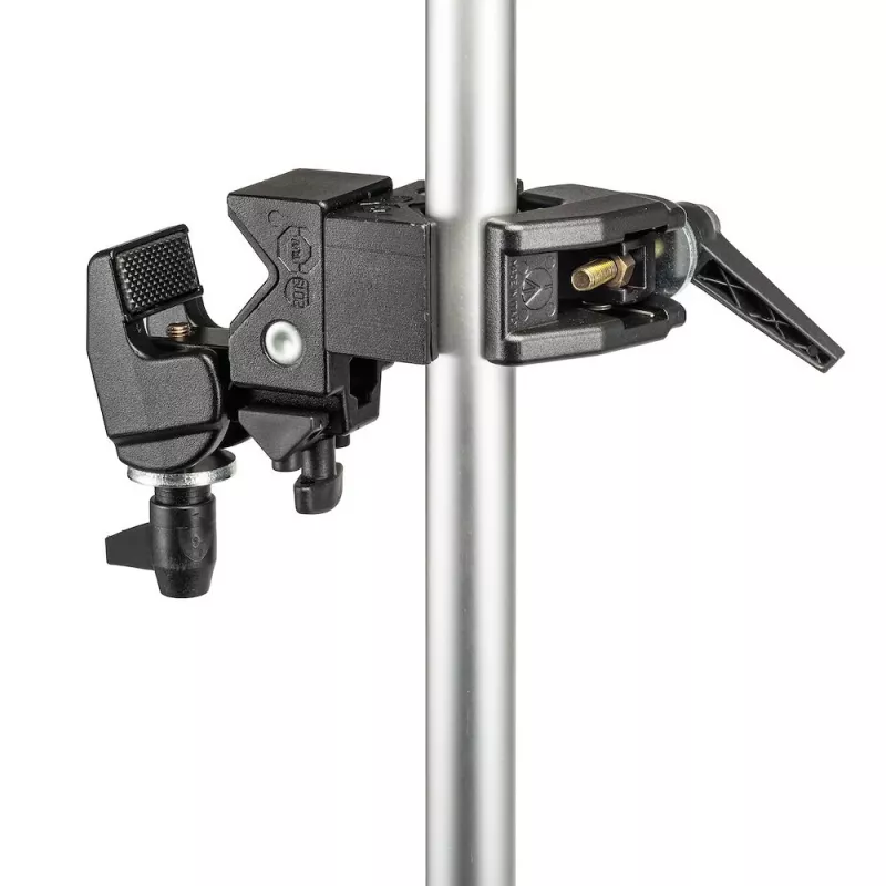 Manfrotto 038 Double Super Clamp - Negro
