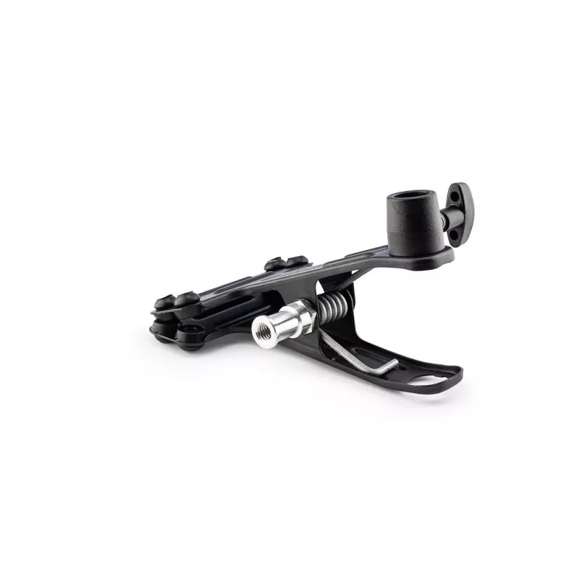 Pinza de resorte Manfrotto - negra - apertura de mordaza 55 mm - rosca 1/4 inch-20 y 3/8 inch-16