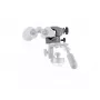Mordaza de aluminio negra Manfrotto Super Clamp 035BN con alojamiento hexagonal de 16 mm y receptor de 5/8 inch, capacidad de carga 15 kg