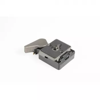 Manfrotto 323 Adaptador de liberación rápida con placa RC2 (200PL-14) - Negro