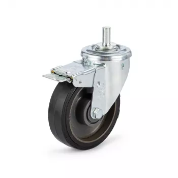 Manfrotto Ruedas con freno para trípode, 160 mm de diámetro, espiga