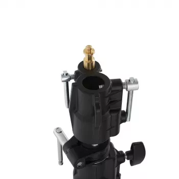 Pie de follow spot Manfrotto de acero cromado 070CSU