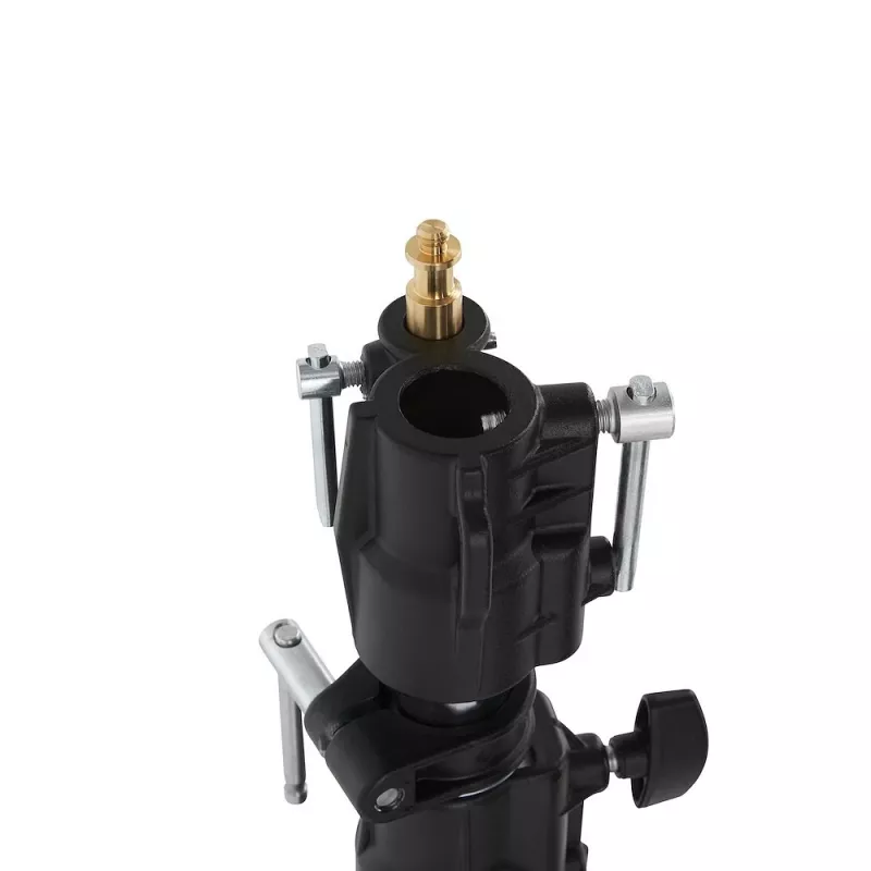 Pie de follow spot Manfrotto de acero cromado 070CSU