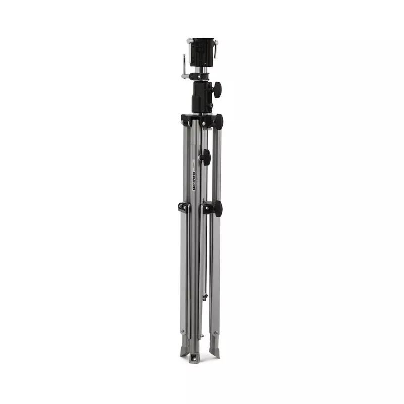 Pie de follow spot Manfrotto de acero cromado 070CSU