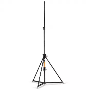 Pie de manivela super Manfrotto de acero negro