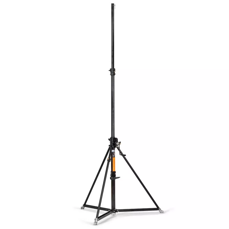 Pie de manivela super Manfrotto de acero negro
