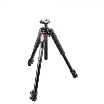 Manfrotto 055XPRO3 Trípode con 3 secciones, aluminio, negro