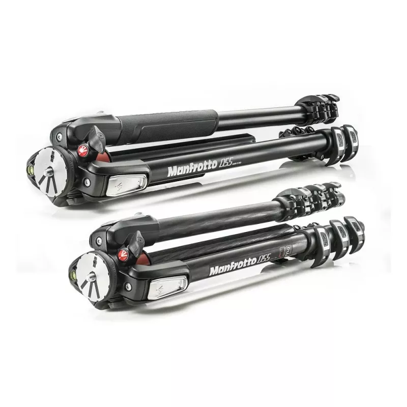Manfrotto 055XPRO3 Trípode con 3 secciones, aluminio, negro