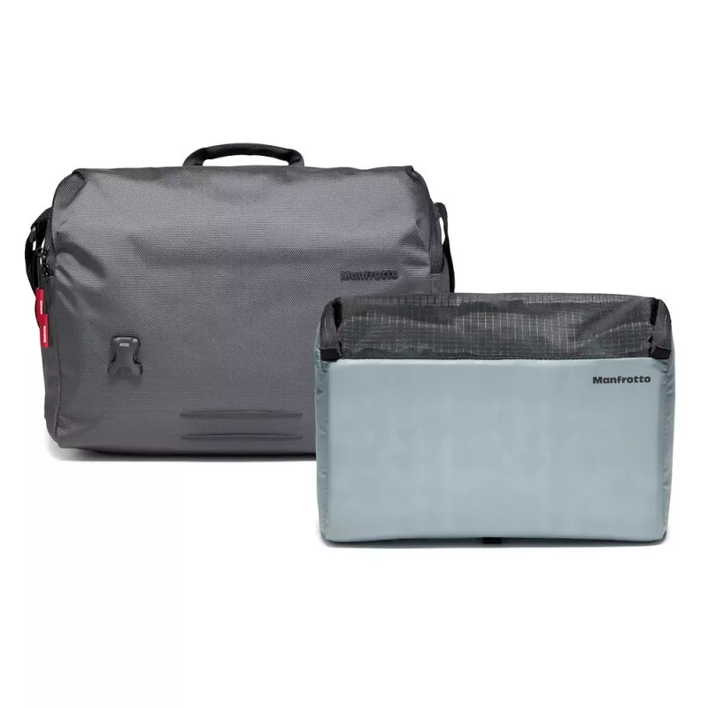 Bolsa para portátil Manfrotto Manhattan Messenger Speedy 30 Black 15,6 inch