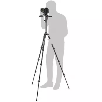 Manfrotto Befree 3W Live Lever Kit de trípode MKBFRLA4BK-3W