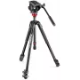 Manfrotto 190 Set de trípode de vídeo con rótula fluida 500AH