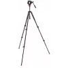 Manfrotto 190 Set de trípode de vídeo con rótula fluida 500AH