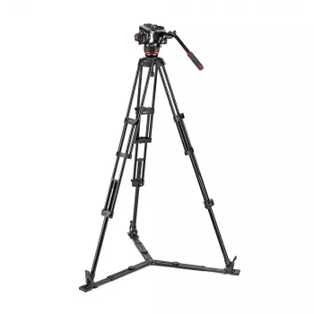 Manfrotto MVK504XTWINGA Kit de trípode Twin de aluminio con rótula fluida de vídeo 504X
