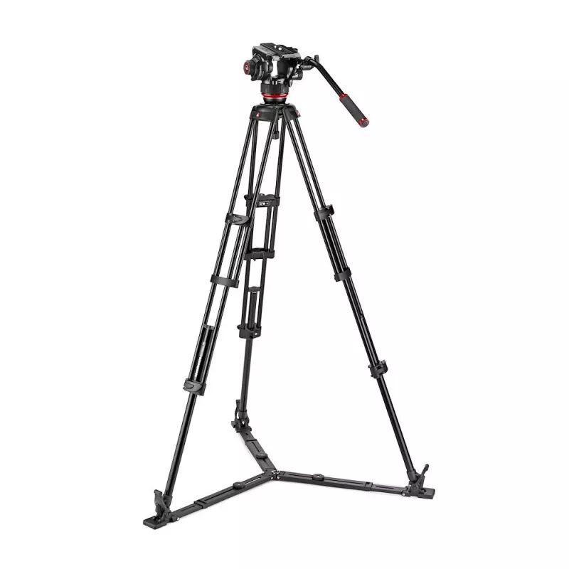 Manfrotto MVK504XTWINGA Kit de trípode Twin de aluminio con rótula fluida de vídeo 504X