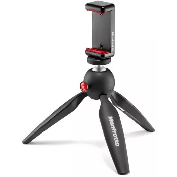 Manfrotto PIXI Smart Mini trípode con soporte para smartphone - Negro
