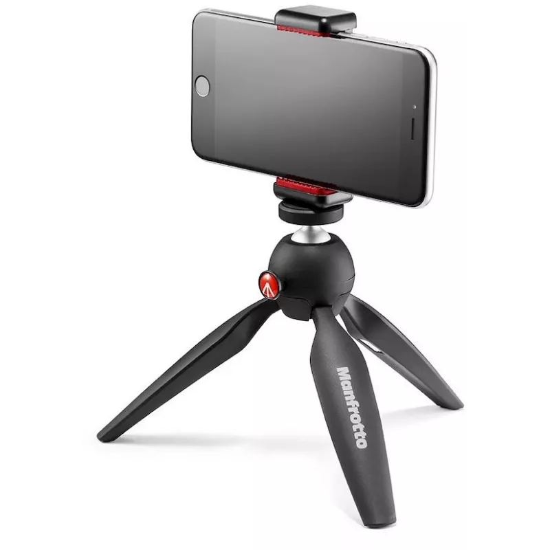 Manfrotto PIXI Smart Mini trípode con soporte para smartphone - Negro