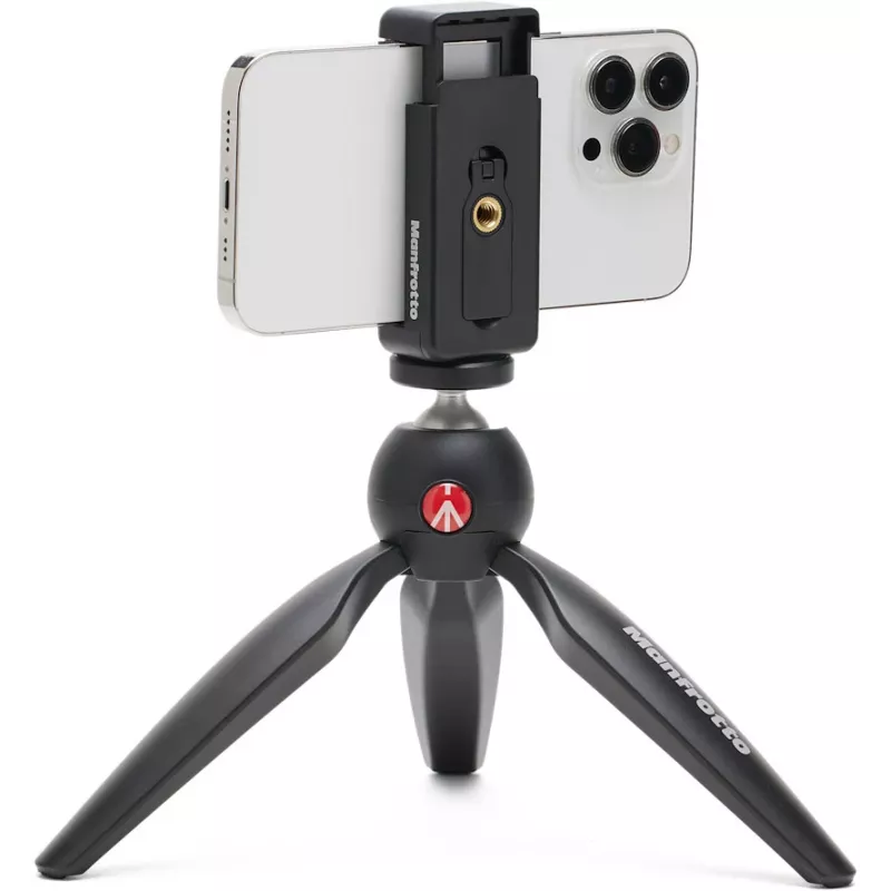 Manfrotto PIXI Smart Mini trípode con soporte para smartphone - Negro