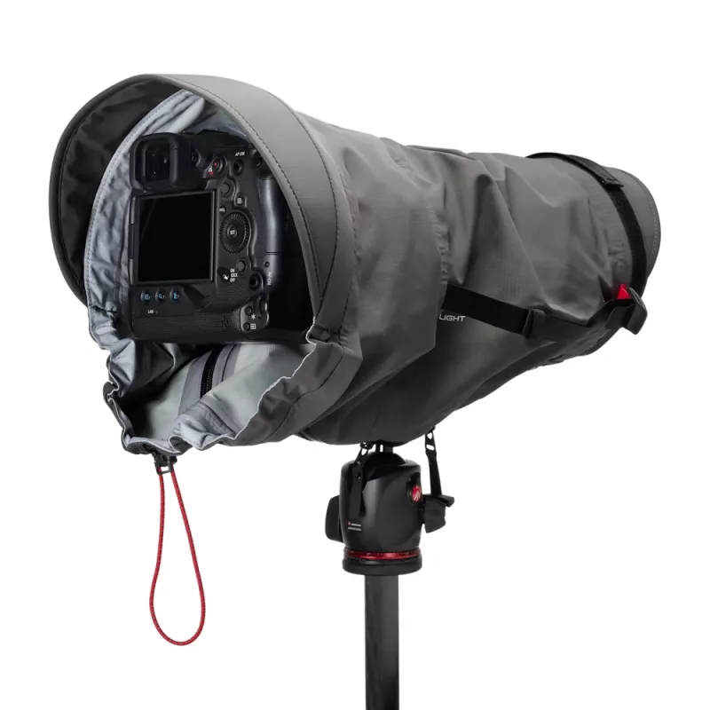 Funda protectora para cámara Manfrotto Pro Light Teleshield mediana negra