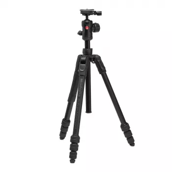 Kit de trípode Manfrotto BEFREE Advanced Twist AS con rótula de bola (aluminio, gris)